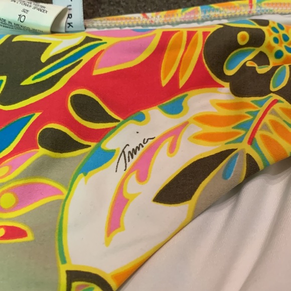 Trina Turk bikini bottom with gold hardware - Picture 6 of 9